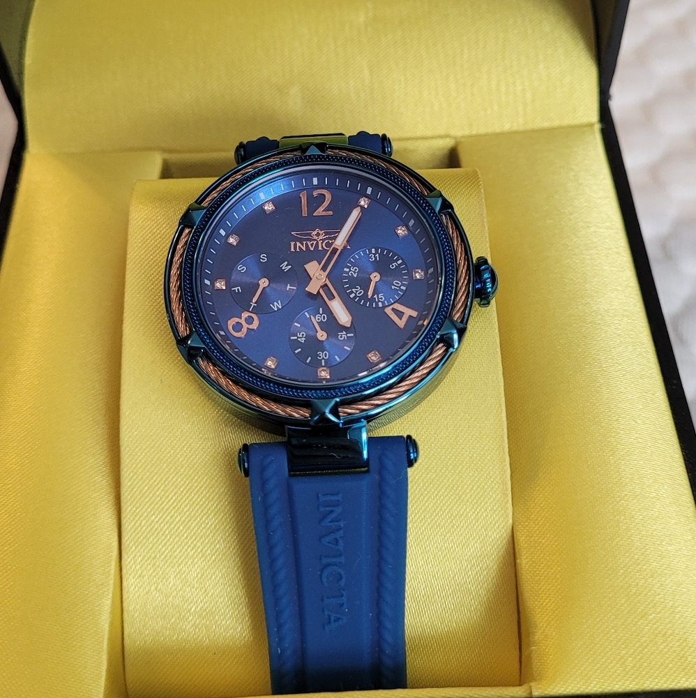 Invicta blue beautiful watch